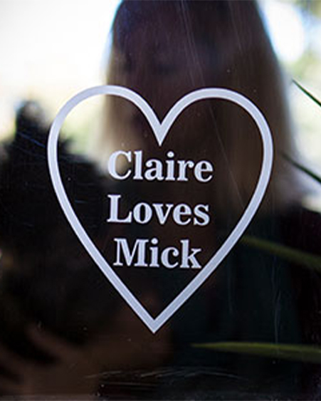 heart text film