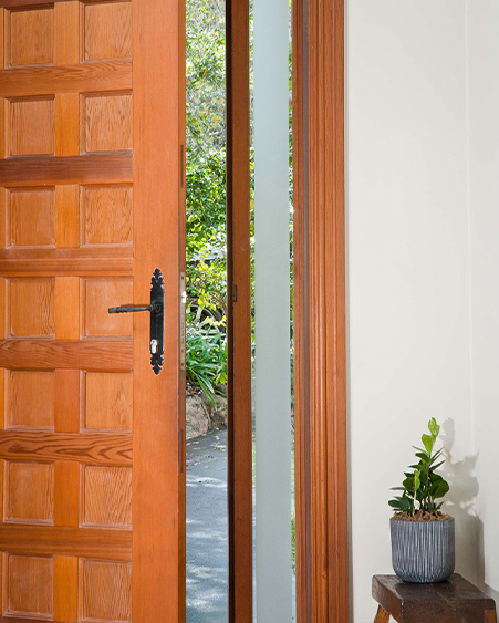 Plain Frost Front Door